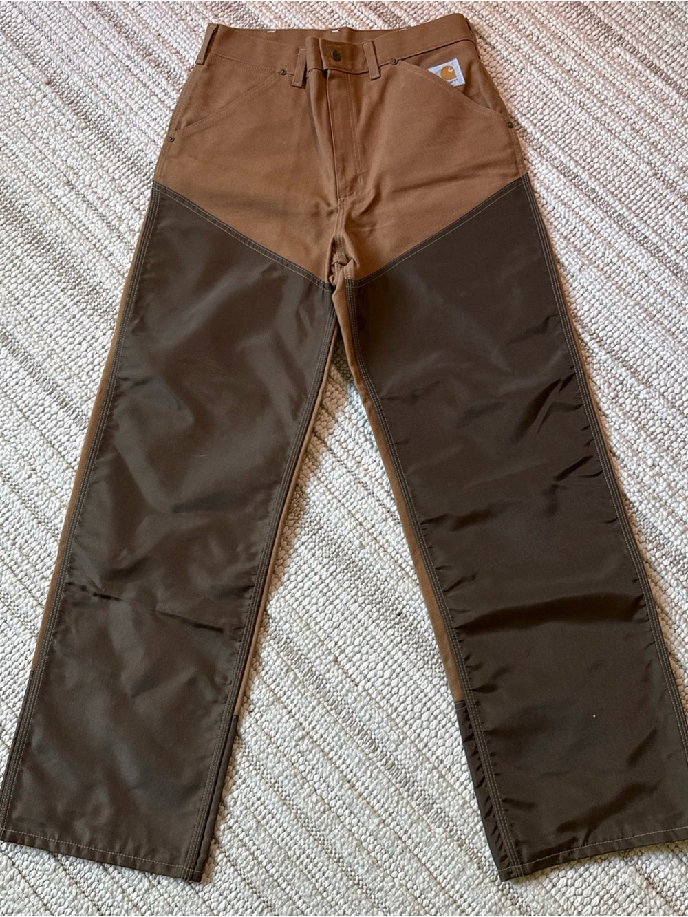 Rare VTG CARHARTT WU256 Brush Briar Double Knee Hunting Field Pants 90s Duck 30
